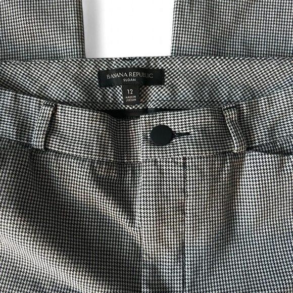 Banana Republic Sloan Houndstooth Dress Pants, Size 12, NWOT! - Picture 4 of 6
